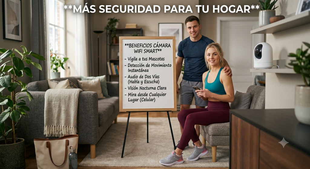 Cámara Robótica De Seguridad Wifi 3 Ant